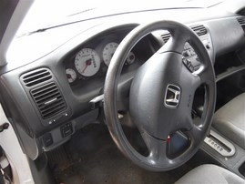 2002 Honda Civic LX White Sedan 1.7L AT #A24926